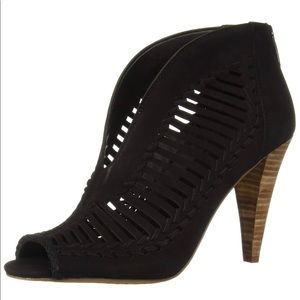 Vince Camino Acha Leather Peeptoe Bootie